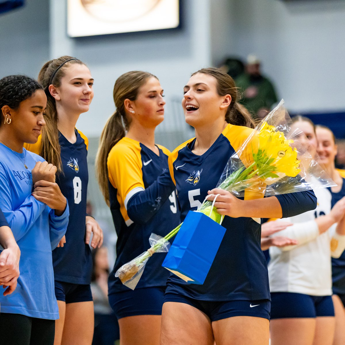 GoAugie's tweet photo. Successful Senior Day Saturday for @AugieVolleyball!!

Full Story » https://t.co/xqyayoO0aG

#FuelTheFire ⚔️ #BuildingChampions https://t.co/KCtNbeEQ3S