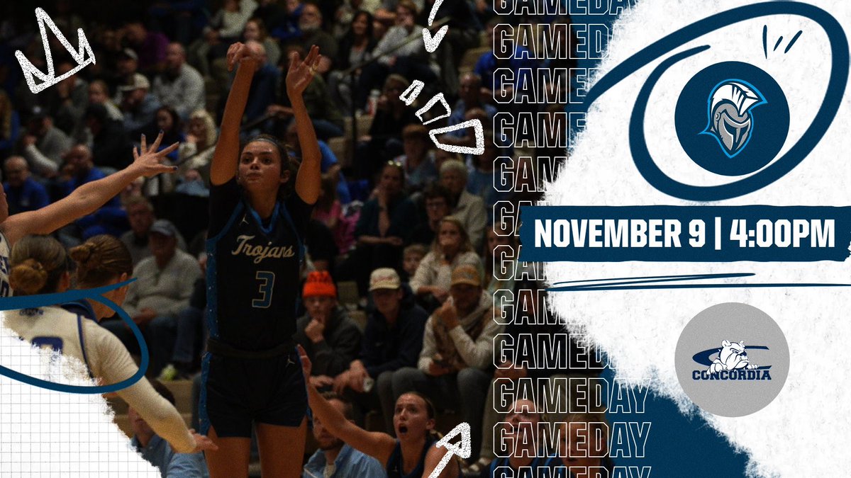 🚨It’s GAMEDAY Trojan Fans!🚨

🏀Today we host the #5 ranked Concordia Bulldogs in another NAIA Top 10 contest🏀

⏰ 4:00pm
📍 DSU Fieldhouse
📺 youtube.com/live/kiFBAqWSW…
