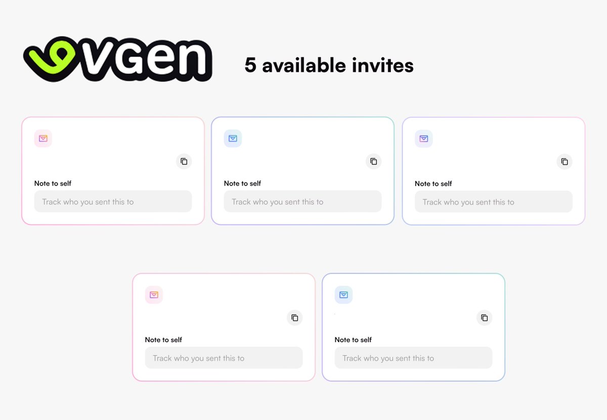 ✨Hello dear artists✨
I have 5 new #VGen artist codes 
I'd like more artists to be part of this beautiful page

✨drop your portfolio or art below
✨like + retweet  
Good luck everyone!❤️
#VGenCode