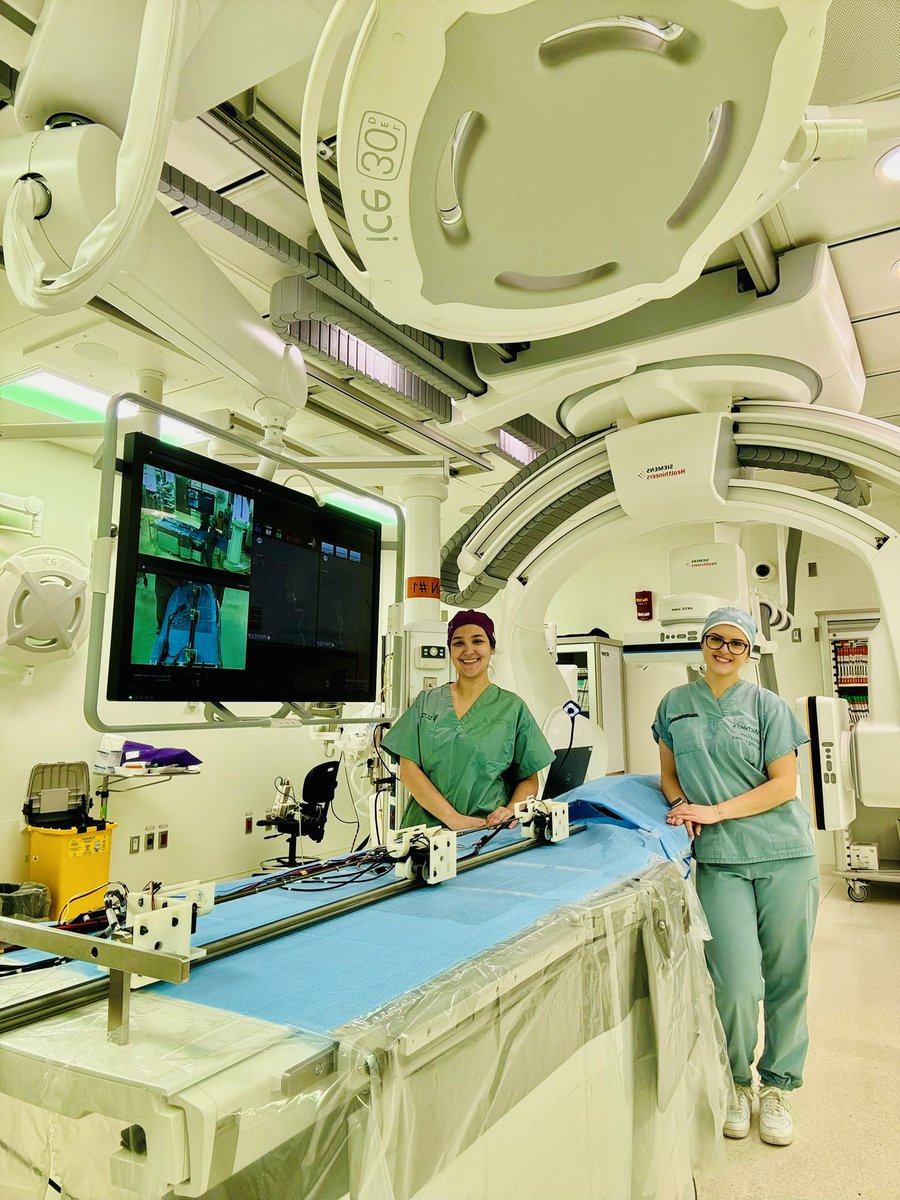 RADIS lab (@radis_lab) on Twitter photo 🌍✨ Exciting Milestone Alert! ✨🌍
We’re thrilled to celebrate a groundbreaking moment at <a href="/slice_inr/">SLICE - Worldwide / Next Frontiers / Workshops</a>! Today, we performed a simulated remote robotic thrombectomy from #Buffalo to #Toronto using our research robot, CRONOS. A big shout out to #AngelsDen and <a href="/StMichaelsFdn/">St. Michael's Hospital Foundation</a>! 🧠 🌍✨ Exciting Milestone Alert! ✨🌍
We’re thrilled to celebrate a groundbreaking moment at <a href="/slice_inr/">SLICE - Worldwide / Next Frontiers / Workshops</a>! Today, we performed a simulated remote robotic thrombectomy from #Buffalo to #Toronto using our research robot, CRONOS. A big shout out to #AngelsDen and <a href="/StMichaelsFdn/">St. Michael's Hospital Foundation</a>! 🧠