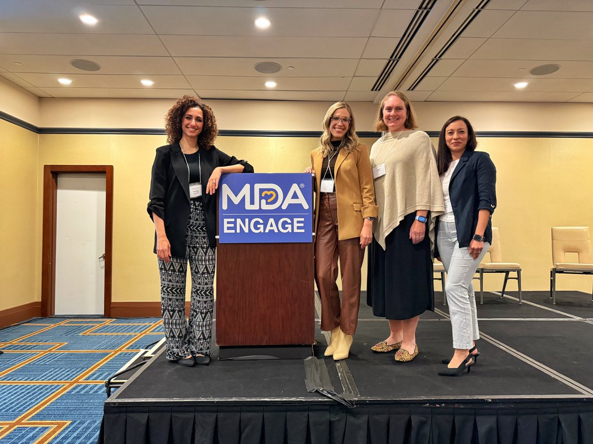 Thanks <a href="/MDAorg/">Muscular Dystrophy Association</a> for hosting a wonderful ENGAGE symposium in our community. Proud to work with such amazing women on the Neuromuscular team <a href="/ShaidaKhanDO/">Shaida Khan</a> <a href="/UTSWNeurology/">UTSW Neurology</a> <a href="/UTSWBrain/">UT Southwestern O'Donnell Brain Institute</a> <a href="/UTSWPedsNeuro/">UTSWPedsNeuro</a>