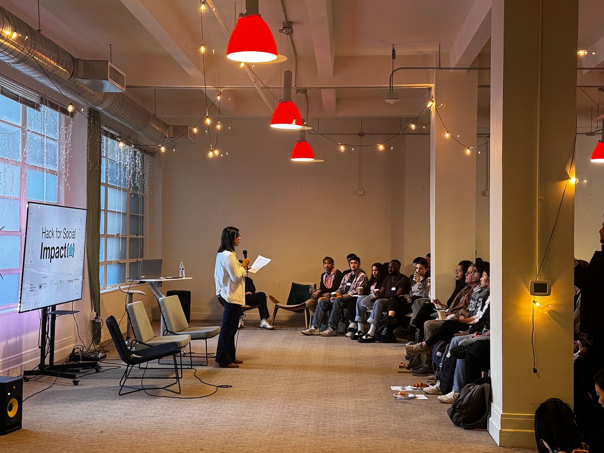 Fetch_ai's tweet image. San Francisco is buzzing at Hack for Social Impact as developers gather to tackle today’s pressing global issues. Sponsored by @Fetch_ai and hosted by Fetchai Innovation Lab, this hackathon is all about using #AI agents for good in collaboration with organizations like @UNCCD,…