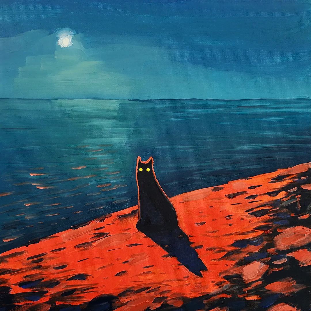 BestOfMeow's tweet photo. Painting by itsallinsideus https://t.co/u411vltylK