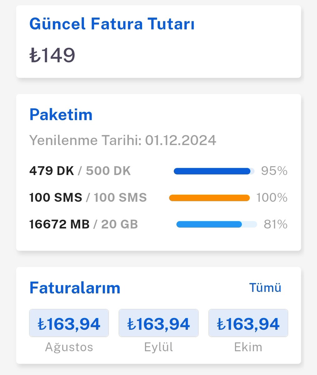 Ne güzel beleş fiyatına tarifemiz vardı yamyam Turkcell bununda içine etti siz halk düşmanısiniz netgsm bu işin üstesinden gelecektir