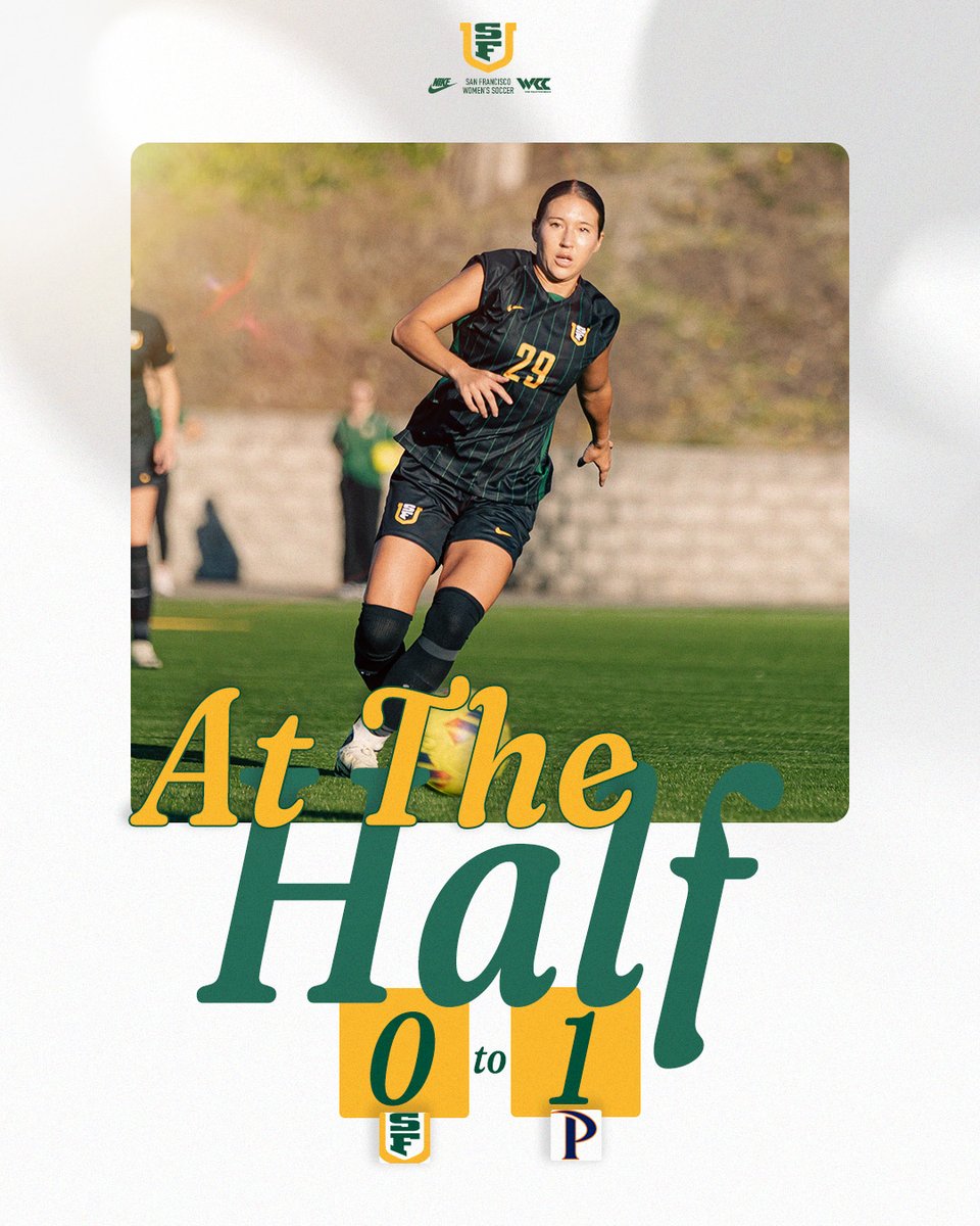 HALFTIME | First 45 in the books.

#USFDons | #WCCsports