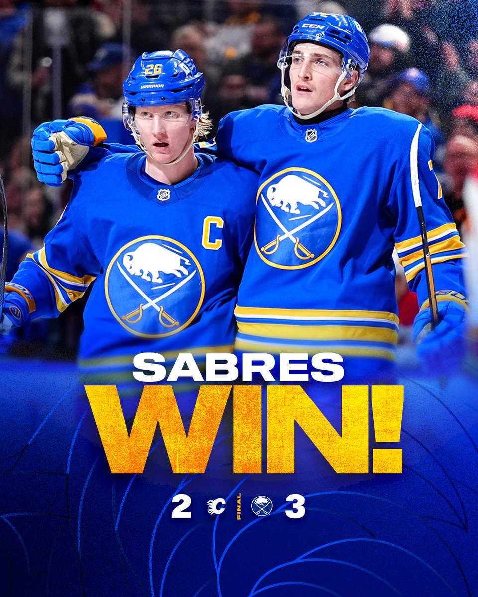 SHOOTOUT WIN‼️

#LetsGoBuffalo | #sabrehood