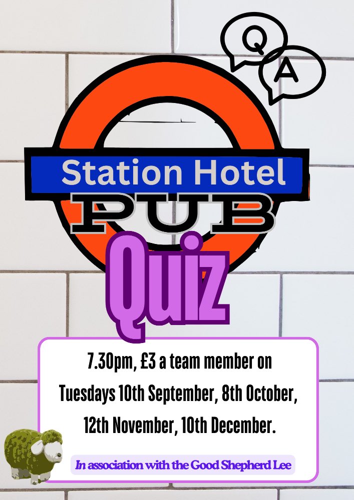 GoodPeterLee's tweet image. Charity Quiz Night, Tuesday night @StationHotelHG  Come and join the fun!