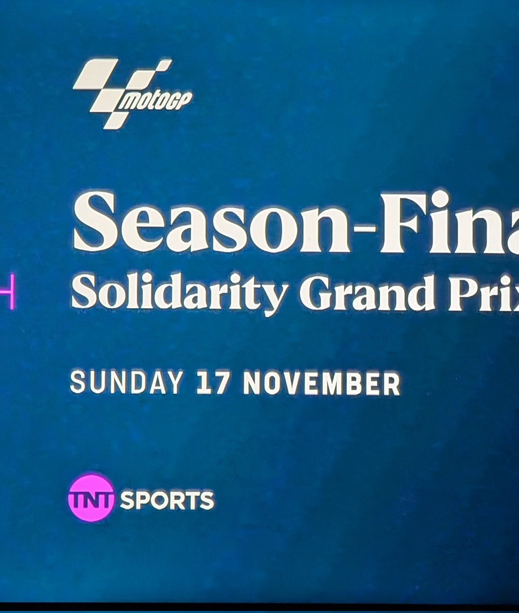 lfckeeper13's tweet photo. @motogpontnt are not even bothering to advertise Saturdays sprint race which could decide the Championship.... And @MotoGP will scratch their heads on how to increase fan numbers 

@denkmit @matoxley https://t.co/1KcpRzuLHk