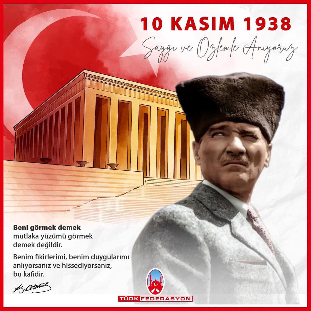 KaracaNecef's tweet photo. RAHMET ÖZLEM ŞÜKRAN VE MİNNETLE ANIYORUZ ATAMIZI ÖLÜMÜNÜN 86.Cİ YILINDA
#MUSTAFA KEMAL ATATÜRK#
#BAŞKOMUTAN# https://t.co/F8a6xEhQYL