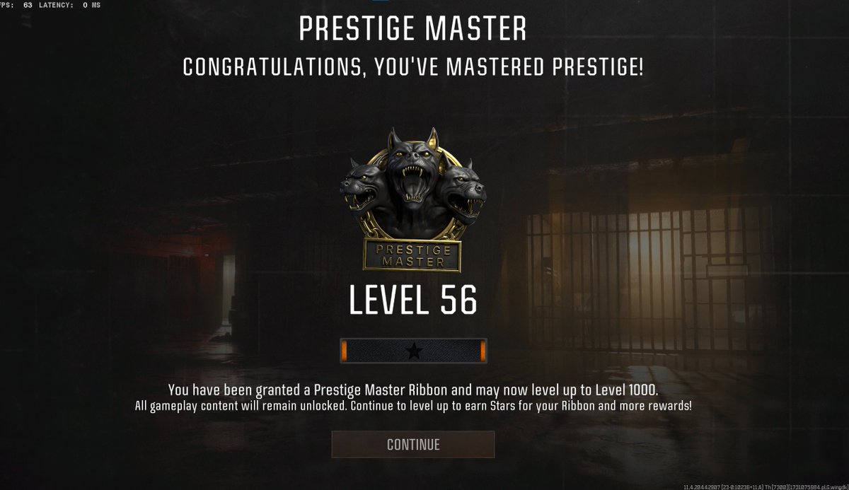 Prestige master achieved ✅