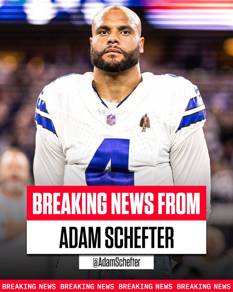 espn's tweet photo. Breaking: Cowboys QB Dak Prescott is planning to undergo season-ending surgery on his partially torn hamstring, pending the opinion of one final specialist, sources told @adamschefter. https://t.co/6Rmh4rkx6r