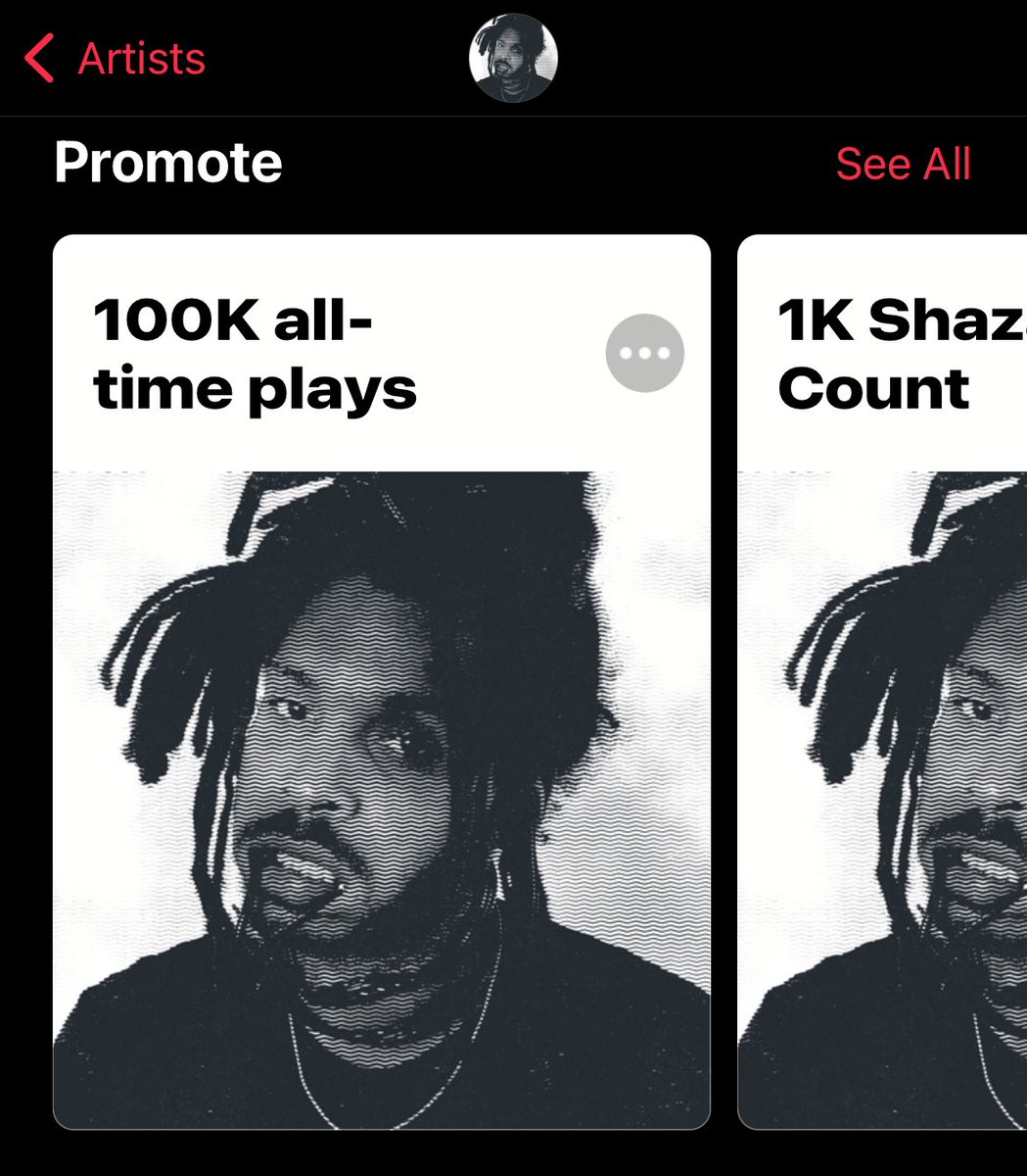 hitting 100k plays on Apple Music is so fyeee especially since I don’t promote my shit. so thank you to everyone who took a listen and to everyone that still does 🙇🏽‍♂️✨