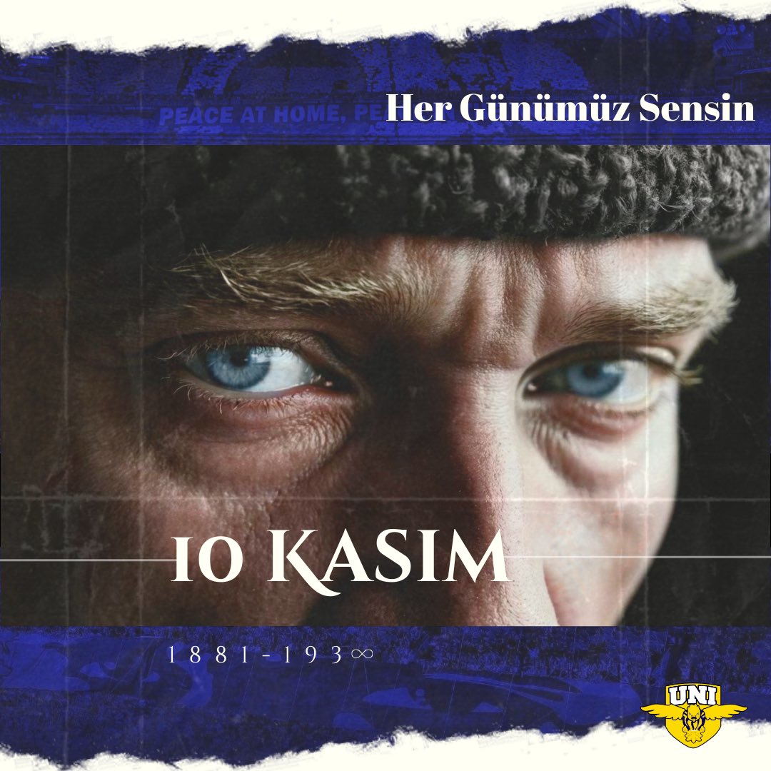 Cumhuriyetimizin kurucusu Ulu Önder Mustafa Kemal Atatürk’ü aramızdan ayrılışının 86. yıl dönümünde saygıyla anıyoruz. #UNIGFB