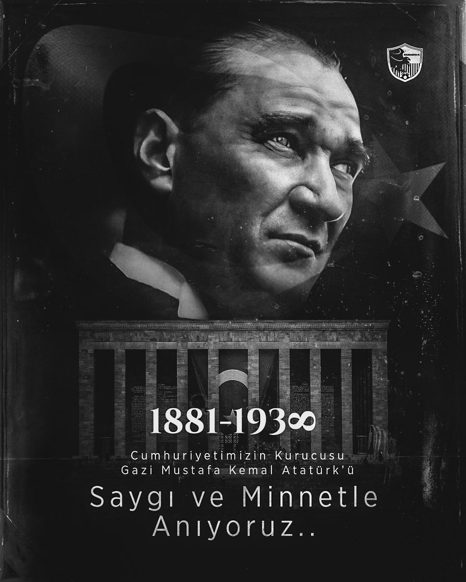 Cumhuriyetimizin kurucusu Gazi Mustafa Kemal Atatürk’ü rahmet, özlem ve minnetle anıyoruz… 

#OnKasım
