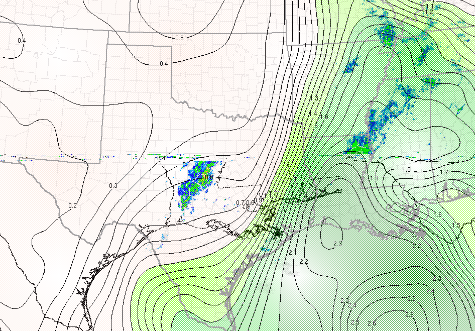NYFitz_WX's tweet photo. A dangerous flash-flooding threat is forecasted to exist today across portions of Central/SW #Louisiana as an influx of strong, rich GOM moisture in association with the outer influences of TS #Rafael and a strong frontal system situated over the South Central US, coupled with... https://t.co/KUT6CyZuYK