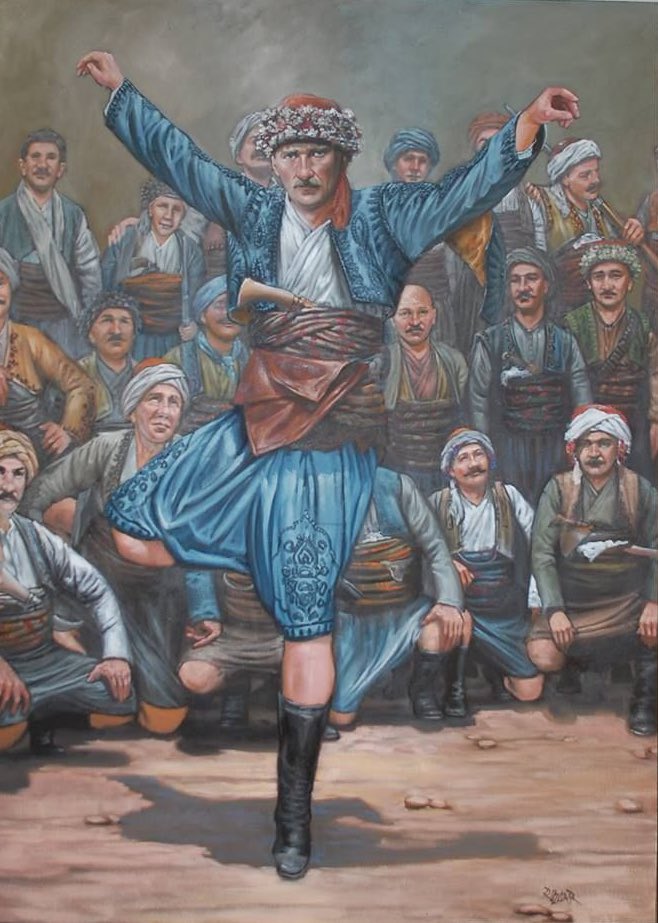 ermanbaday's tweet image. “Sarı Zeybek öldü sanma, diridir; 
O, dağların yine eşsiz eridir.”

#10Kasım