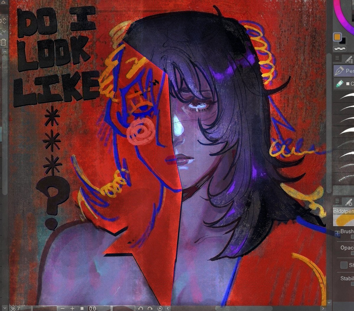 doodle break between my commissions #Mouthwashing