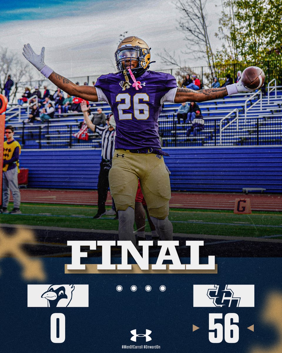 JCUFootball's tweet photo. Pitched a shutout on this fine afternoon 

#MenOfCarroll | #OnwardOn | #d3fb https://t.co/qlPtIc062K