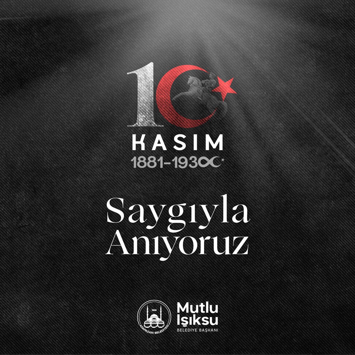 ISIKSUMUTLU's tweet photo. Cumhuriyetimizin kurucusu Gazi Mustafa Kemal Atatürk'ü vefatının 86. yıl dönümünde saygı ve şükranla anıyoruz. https://t.co/mb2vHhqGNk