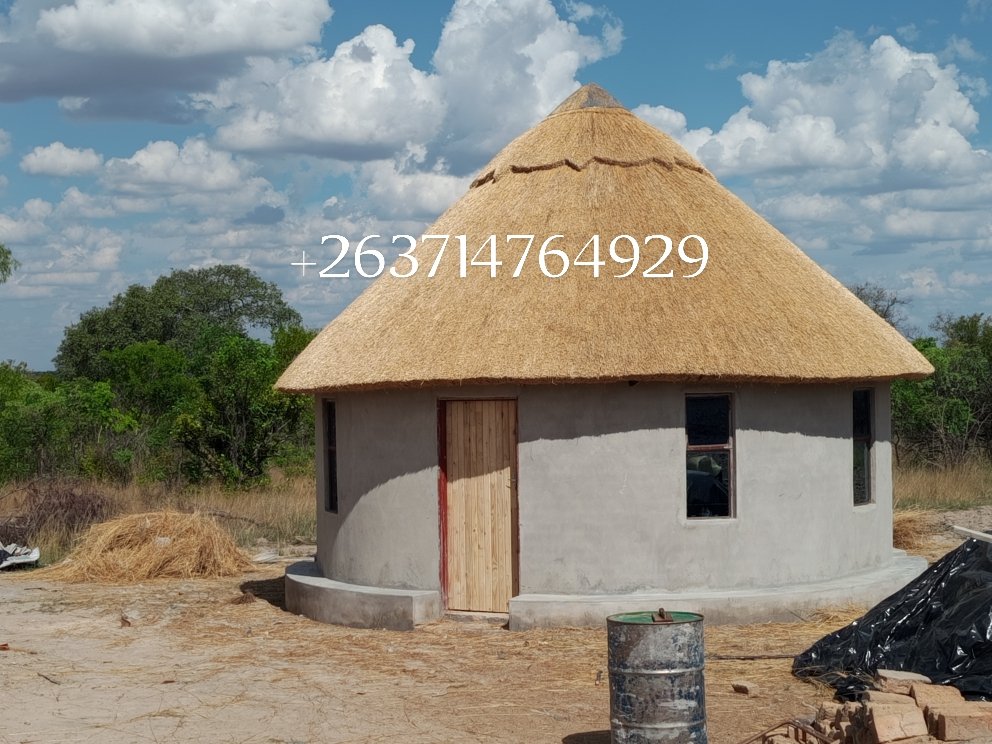 For building, roofing and thatching construction call or Whatsapp +263714764929