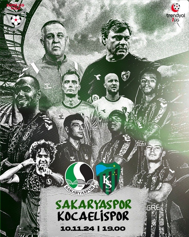 🟢 YARIM ASIRLIK BİR DERBİ! ⚫️

🆚 #Sakaryaspor - #Kocaelispor 
🕖 19.00 
🏟️ Yeni Sakarya Atatürk Stadyumu 
📺 beIN Sports Max 1, TRT Spor, beIN Connect, tabii spor