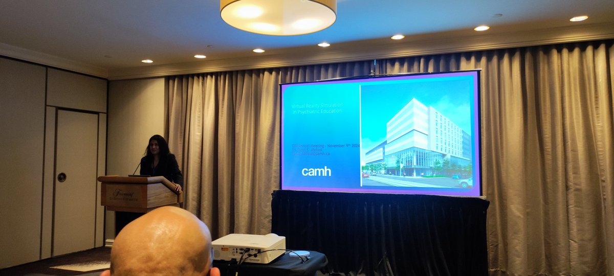 Michael Mak (@mak_mike) on Twitter photo Our <a href="/DrPetalA/">PetalSAbdool</a>, Medical Director of the Simulation Centre at <a href="/CAMHnews/">CAMH</a> <a href="/UofTPsych/">UofTPsychiatry</a> discusses Virtual Reality Psychiatric education <a href="/CPA_APC/">CanPsychiatricAssoc</a> 2024 conference. The future is here. Our <a href="/DrPetalA/">PetalSAbdool</a>, Medical Director of the Simulation Centre at <a href="/CAMHnews/">CAMH</a> <a href="/UofTPsych/">UofTPsychiatry</a> discusses Virtual Reality Psychiatric education <a href="/CPA_APC/">CanPsychiatricAssoc</a> 2024 conference. The future is here.