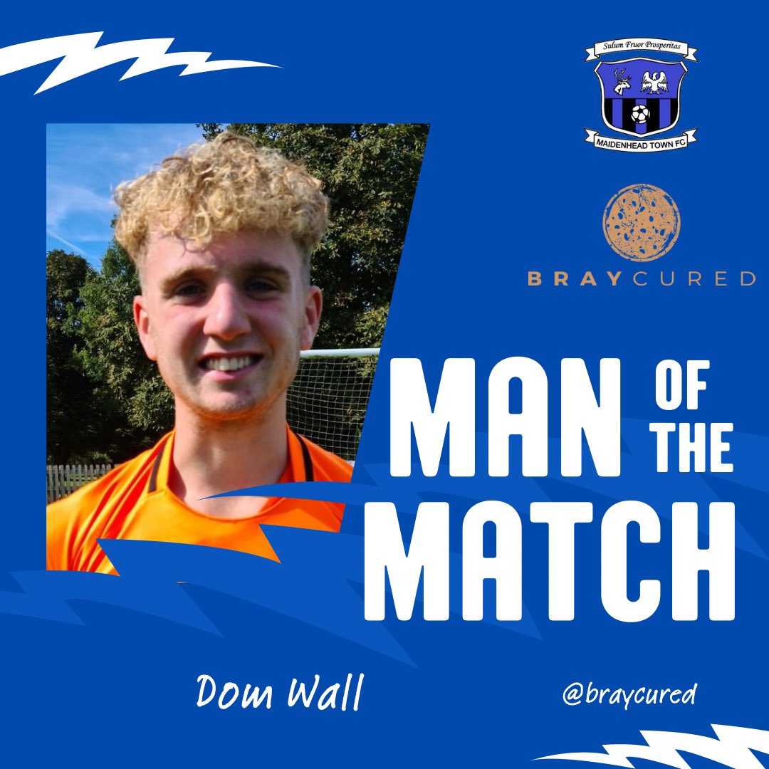 Maidenhead Town FC (@maidenhead_town) on Twitter photo Today’s Man of the Match, sponsored by <a href="/BrayCured/">Bray Cured</a> Charcuterie
Dom Wall
3 big saves in the shootout to put us in the next round
Check out Award-Winning New British Charcuterie here - braycured.com
Use discount code “MeaTFC” for 10% off ALL orders on website. Today’s Man of the Match, sponsored by <a href="/BrayCured/">Bray Cured</a> Charcuterie
Dom Wall
3 big saves in the shootout to put us in the next round
Check out Award-Winning New British Charcuterie here - braycured.com
Use discount code “MeaTFC” for 10% off ALL orders on website.