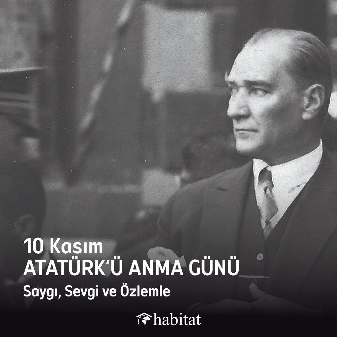 Ulu Önder Mustafa Kemal Atatürk’ü sevgi, saygı ve büyük bir özlemle anıyoruz.

#10Kasım