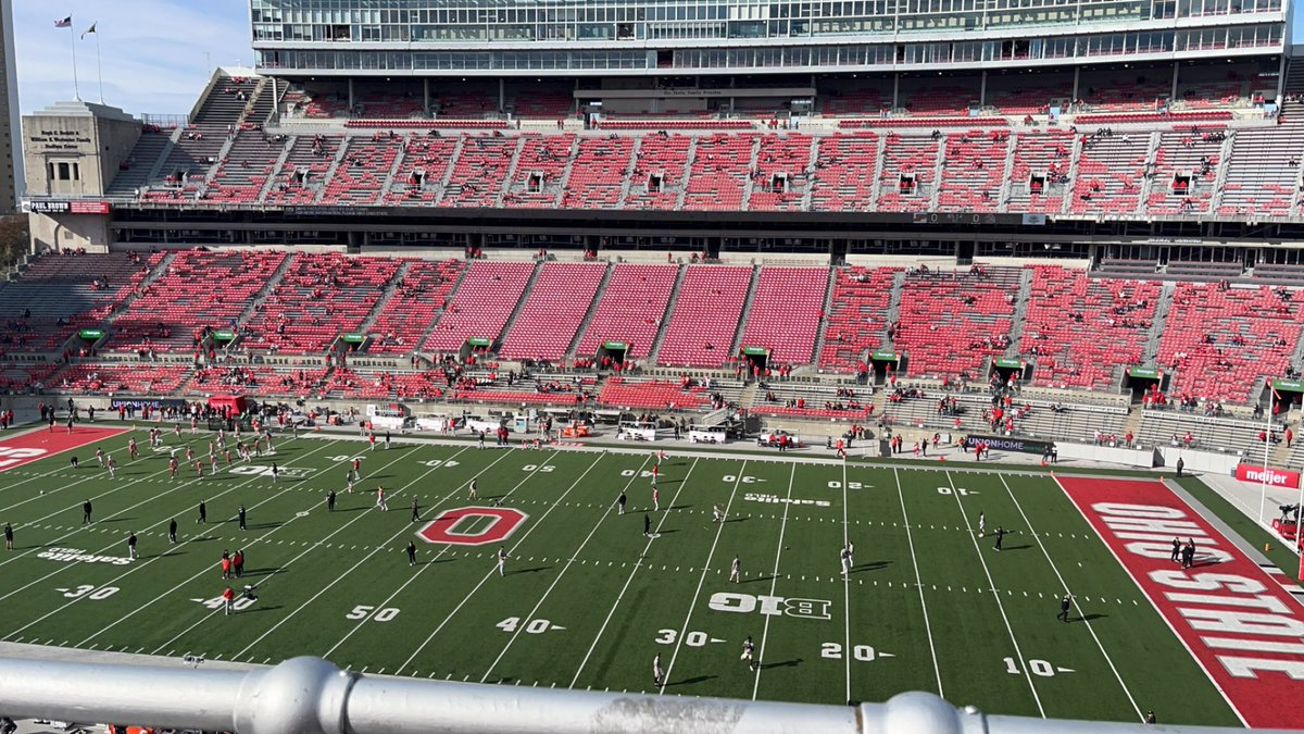 walleyeslayer09's tweet photo. The view from todays game was great https://t.co/xxfUABsF1P