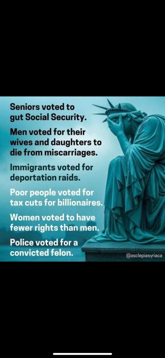 <a href="/JoJoFromJerz/">Jo</a> Yes, because they did!
They voted for the felon despite knowing everything he was planning to do if elected.