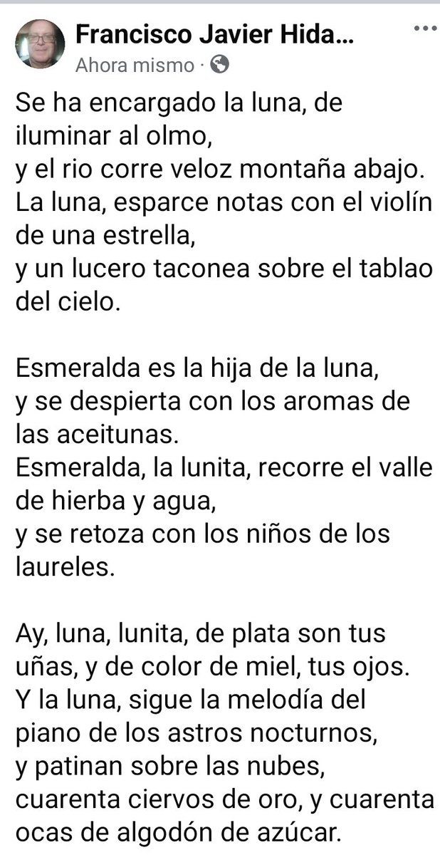 Publicado en Facebook 
Autor:
Francisco Javier Hidalgo Prado.