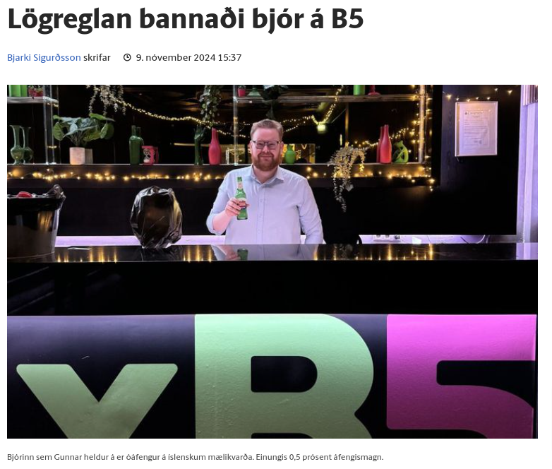 "Ég hélt að þeir myndu aldrei takmarka aðgengið MITT að áfengi" sagði maðurinn sem kaus Takmarka aðgengi fólks að áfengi flokkinn