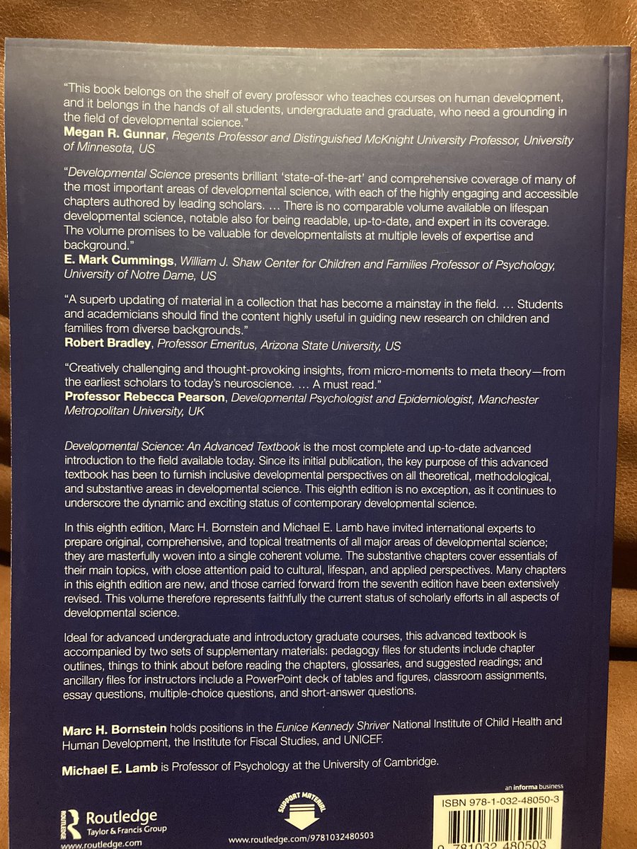 V excited to receive a copy of the latest version of developmental science - and then to see my v genuine endorsement making it to the back page : exciting times for developmental psychology with big data across generations &amp; new methods - a must read :)