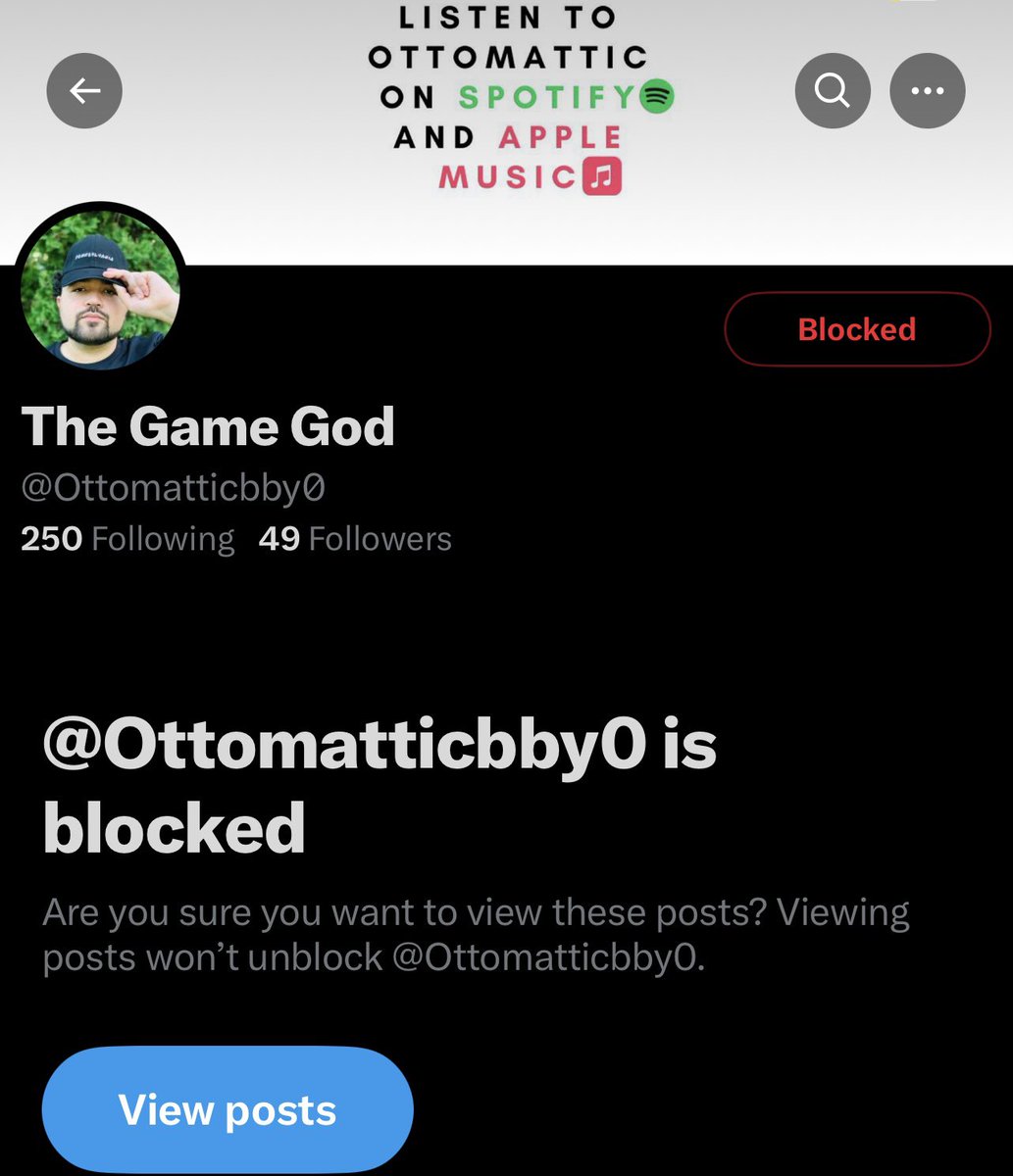 SassyCharlie3's tweet photo. See it be things like this!!!!!!! This is a dead giveaway anyway! Look at the followers! Told yโall before no #โs or letters behind his name! Block And Report! These the scammers!!!!! #OttoSquad know this is fake instantly! โ๐ฝ then the #GameGod ๐คฆ๐ฝโโ๏ธ
No where on the real profile! https://t.co/BIQu95vIJP