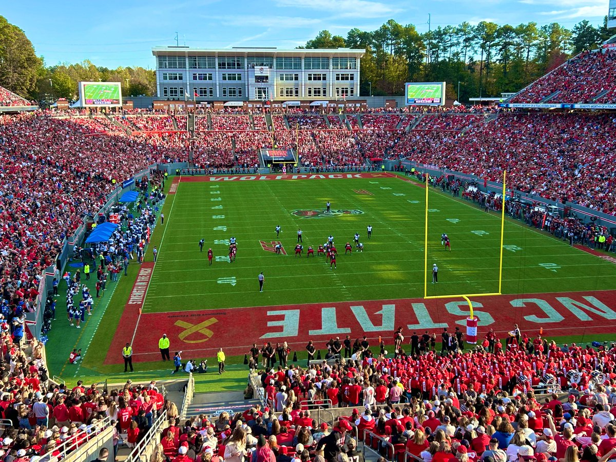 First state game since being in NC! Awesome seats. Great crowd. Tough game.