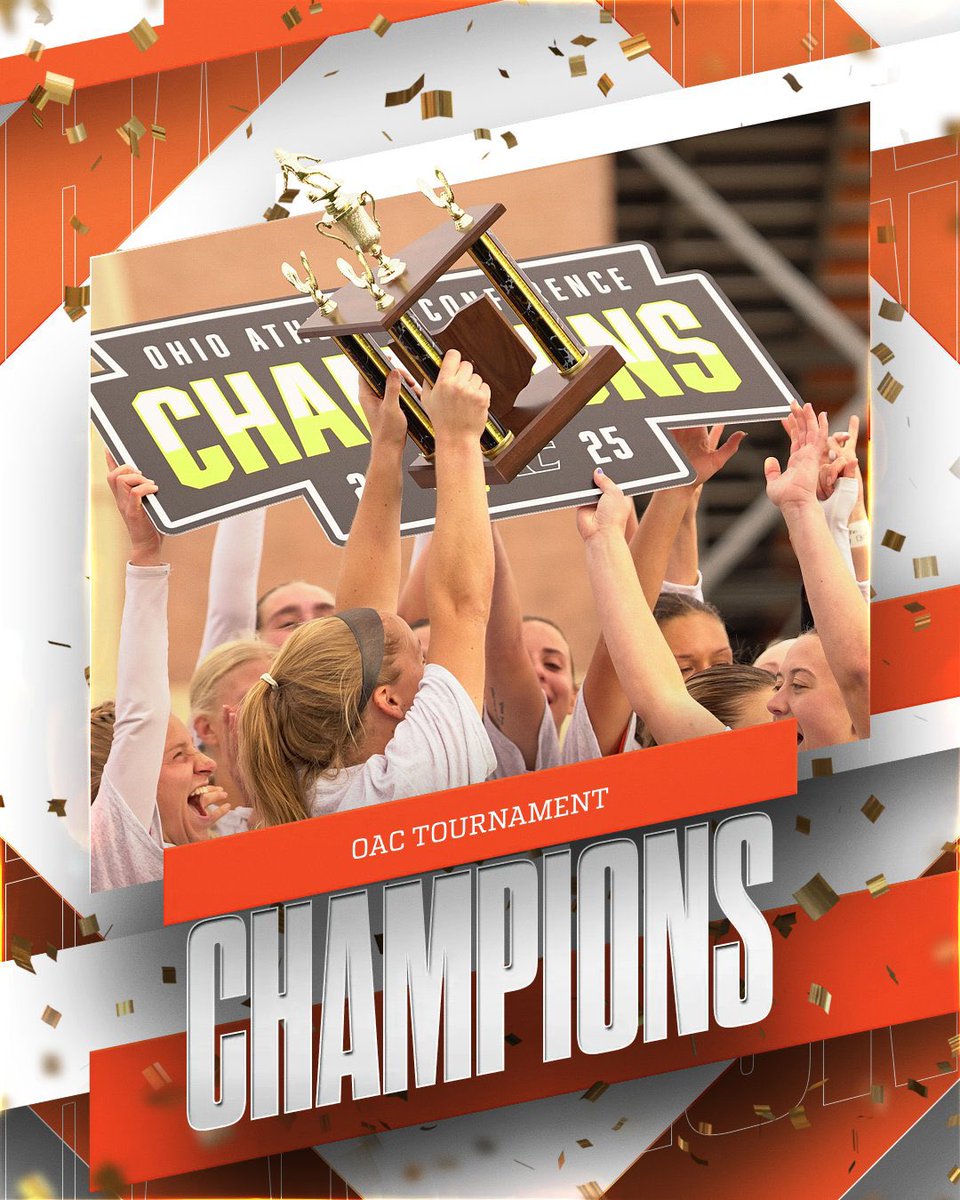 WE DID THAT! 

With today’s win we have won BOTH the OAC Regular Season Title AND the OAC Tournament Title! Securing an automatic bid into the NCAA Tournament! 🏆

#onu #FAMILY #together #ItsANorthernThing