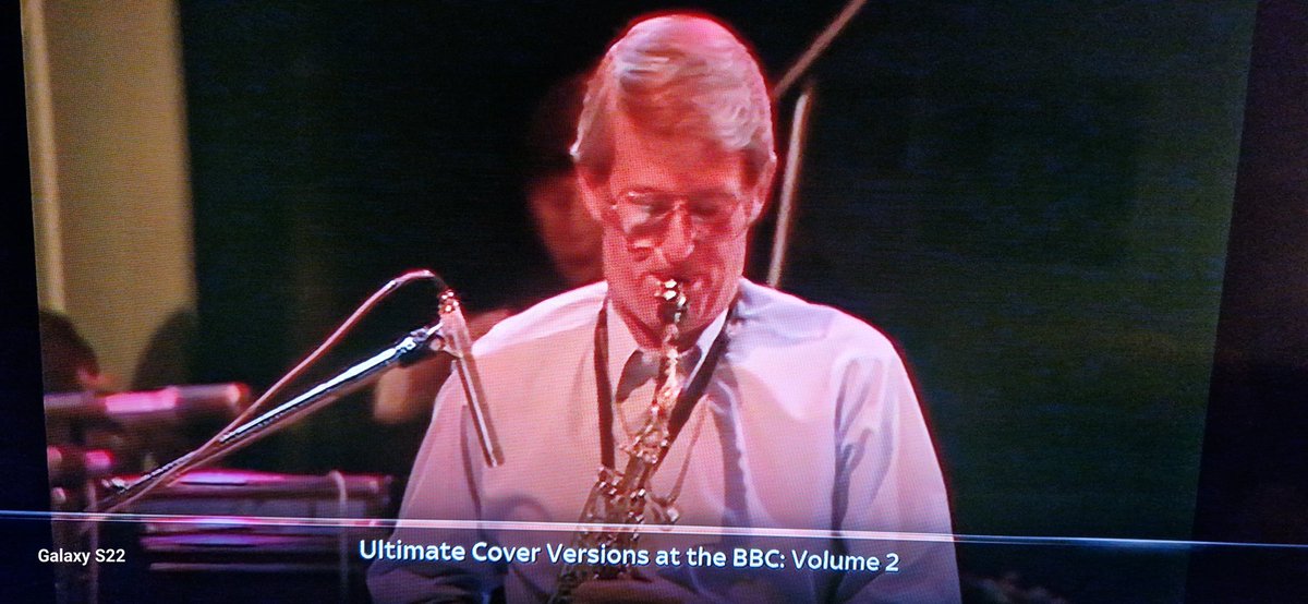 DaddyKans's tweet photo. @Sjopinion10 playing sax on bbc2 tonight https://t.co/jClStNU2QK