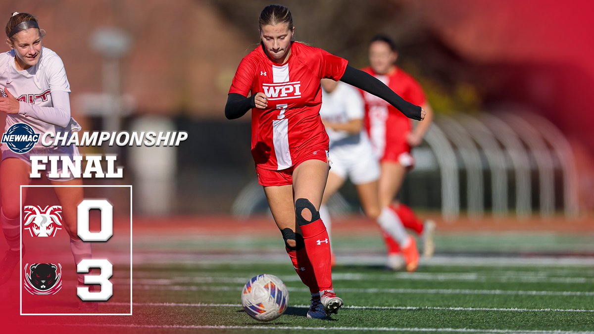 The NEWMAC Tournament journey comes to a close for <a href="/WPIWSoccer/">WPI Women's Soccer</a> in the championship as MIT comes out on top. 

Box score now, recap soon!
📊↠tinyurl.com/28nrkjmy

⚽️𝚡🐐
#GoatNation #d3soccer