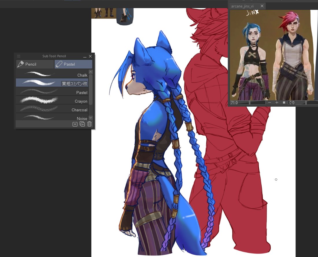 |WIP| Blorb is excited for the new season of Arcane!!
#jinx #vi #arcanesseason2