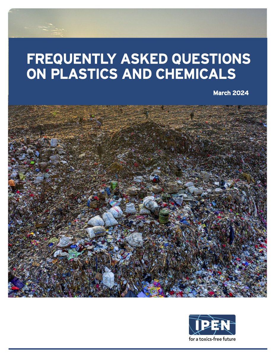 ToxicsFree's tweet image. There is wide agreement that the health and environmental impacts of plastics are a global crisis, but many people still have questions about how to solve the plastics problem.
Download our FAQs available in English, Arabic, French, Russian, and Spanish: stoppoisonplastic.org/blog/portfolio…