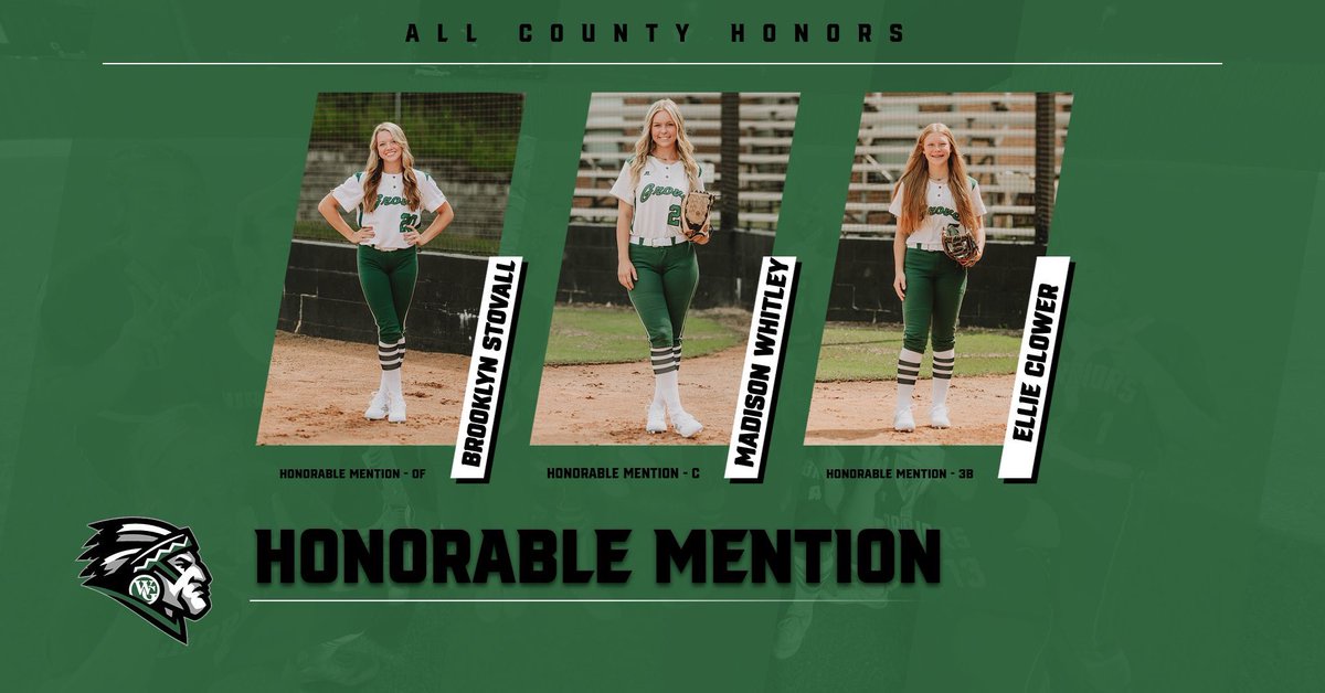 Wgsoftballga's tweet image. Congratulations to our All County players. 
@aviya_thompson - 1st Team
@SkylarBWard - 2nd Team
GracieStarrett - 2nd Team
MaiseyWood - 2nd Team
@2026MadisonW - Honorable Mention 
@ellieclower - Honorable Mention
Brooklyn Stovall - Honorable Mention