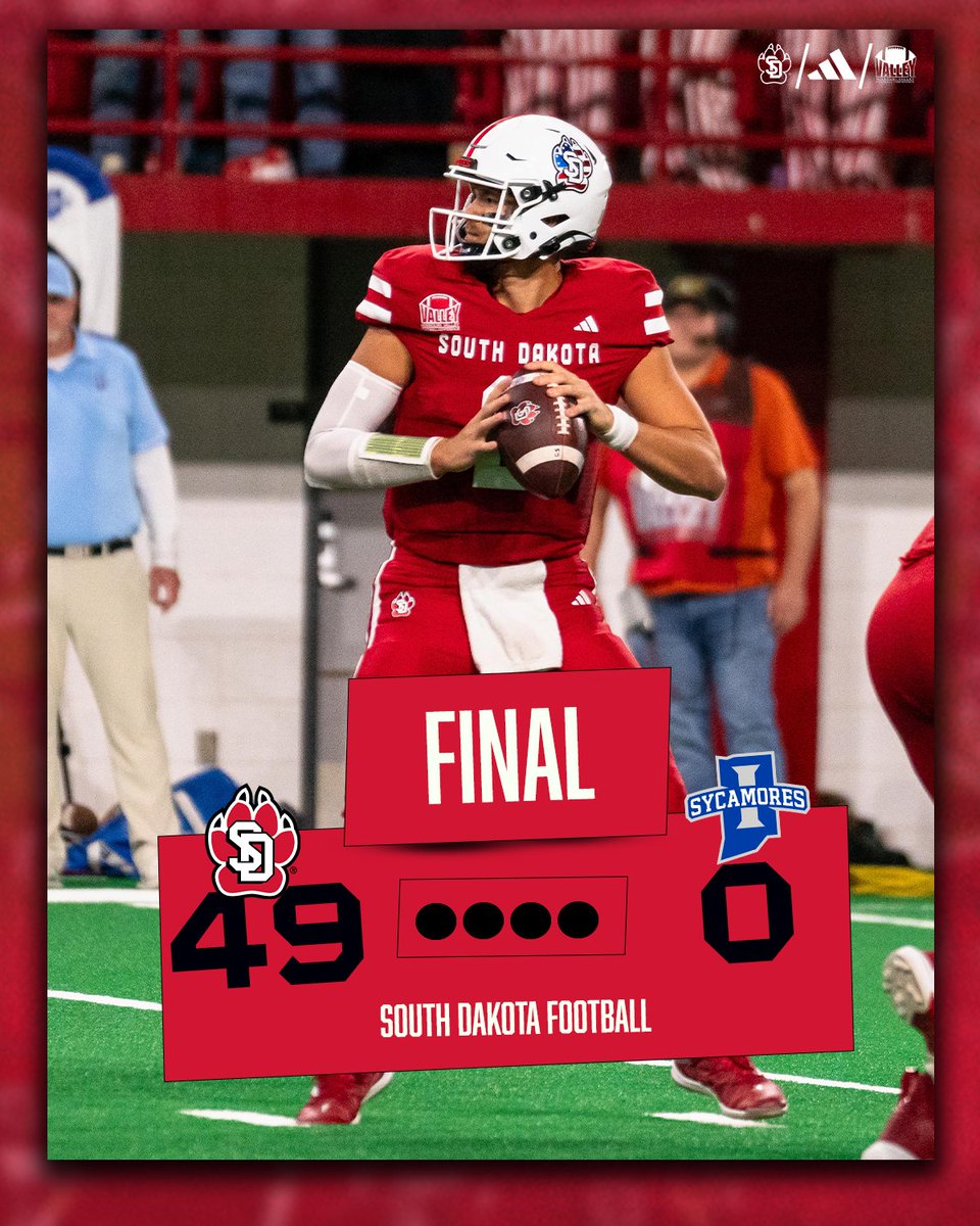 Final score from the DakotaDome!

#GoYotes x #WeAreSouthDakota
