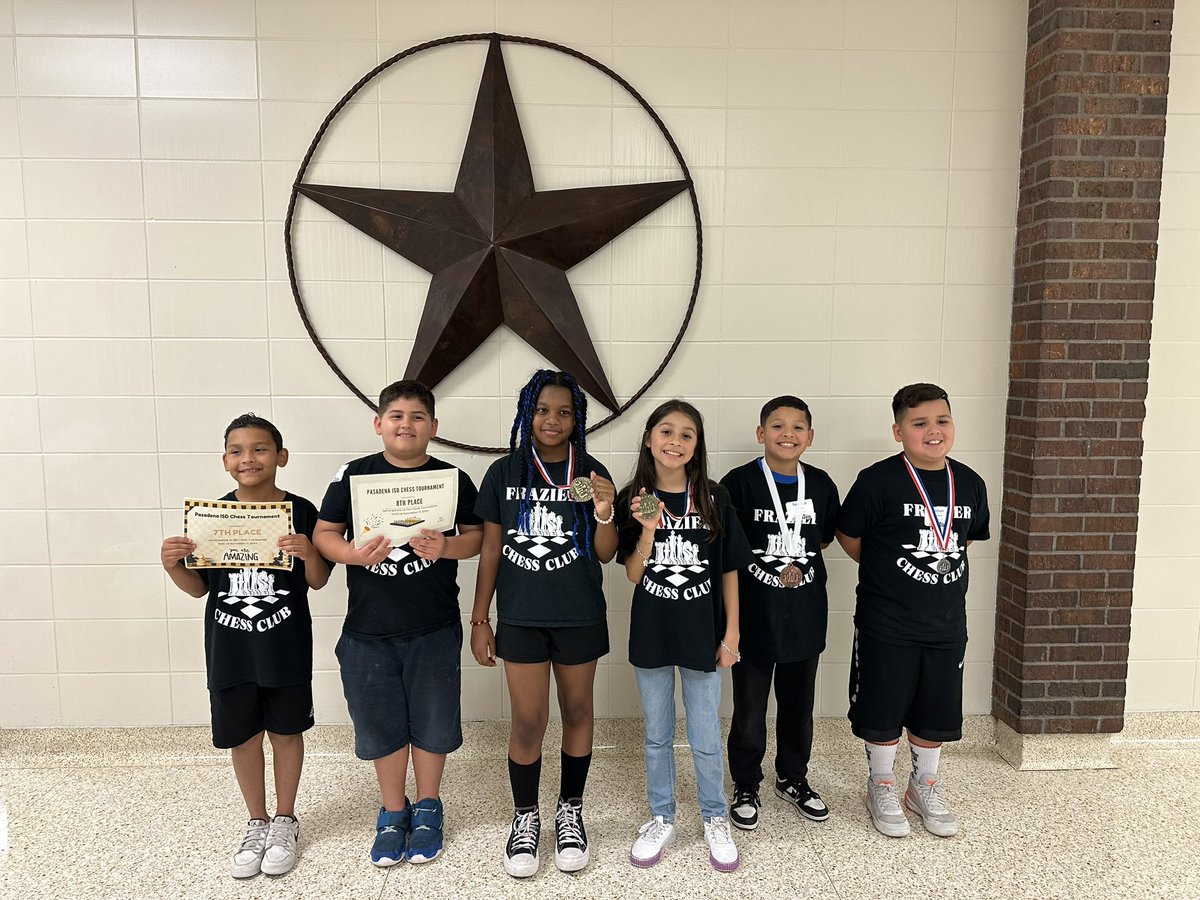 Isaac (@isaacrdrz) on Twitter photo 6 of our #FrazierOwls placed today in the <a href="/PasadenaISD_TX/">Pasadena ISD</a> Chess Tournament! Both of our girls took home 1st place for 3rd and 4th grade! π
So proud of our kiddos for working hard and practicing every day! π¦ βοΈ π 6 of our #FrazierOwls placed today in the <a href="/PasadenaISD_TX/">Pasadena ISD</a> Chess Tournament! Both of our girls took home 1st place for 3rd and 4th grade! π
So proud of our kiddos for working hard and practicing every day! π¦ βοΈ π