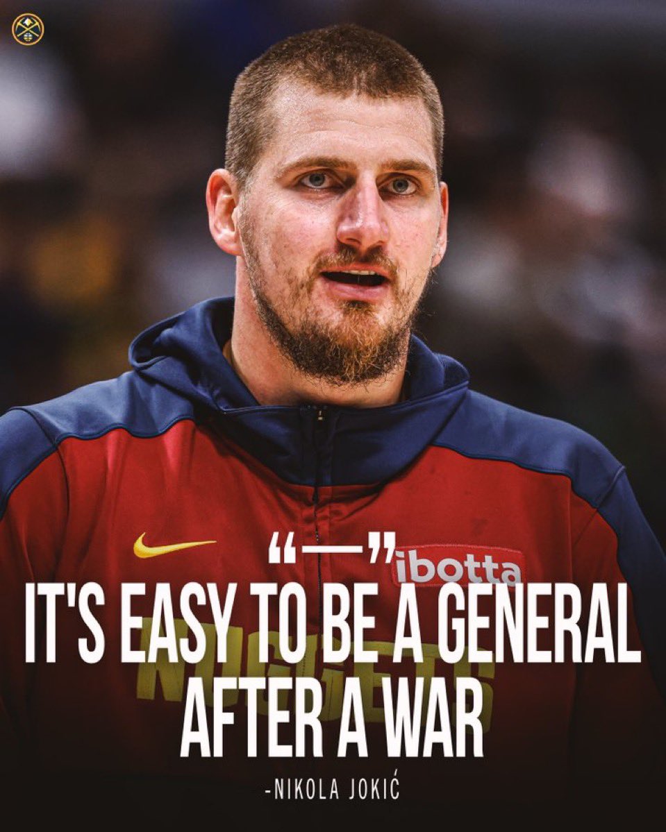 NuggetsLead's tweet photo. One of the hardest quotes in NBA History https://t.co/5UMZSfsb1P