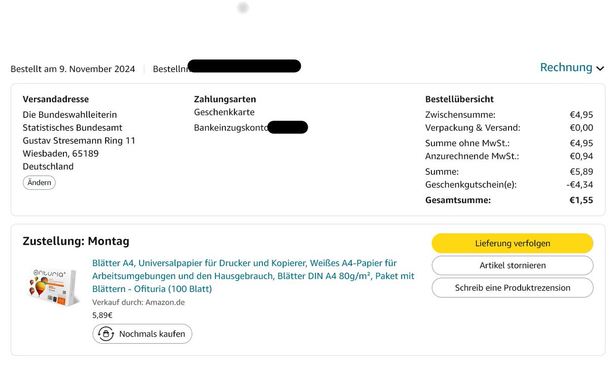 Bürgerpflicht erledigt.💪
#paper4democracy #AmpelAus