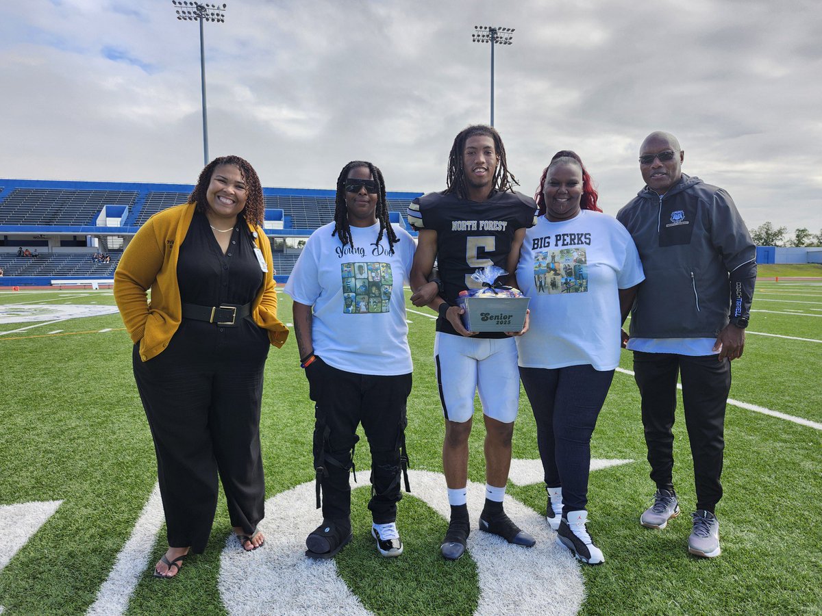 North Forest Senior Football Players 2025- proud of you guys