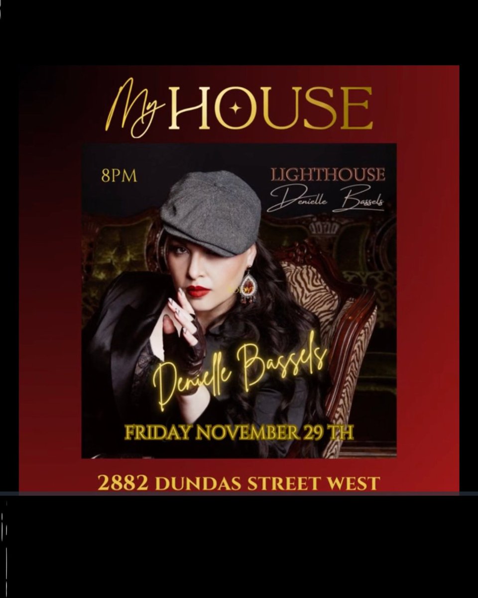 November 29th at Junctions coolest retro and vibey club. We're performing at MY HOUSE 2282 Dundas St. West. #livemusictoronto #torontolive