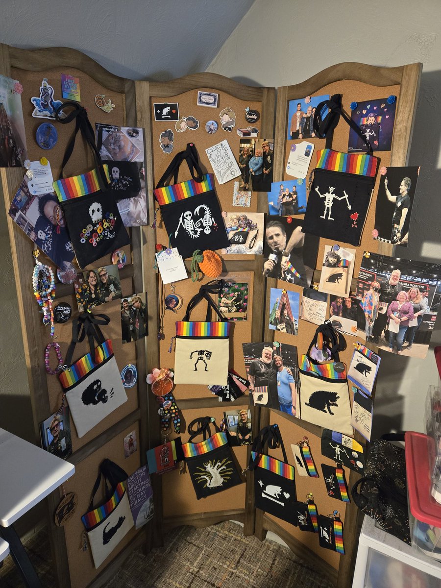 chive5's tweet image. Just finished adding to my wall of happiness in my sewing room. If you've given me anything OFMD related in the past 3 years, it is probably on the wall. Just finished adding things from seeing Rhys in Indy. #OFMD #OFMDfanart