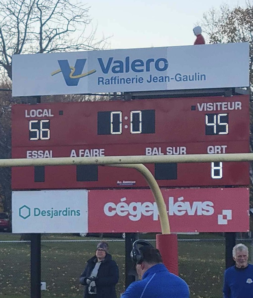2nd half comeback falls short and ‘24 season ends on 56-45 loss.
Bravo @fauconscegeplevis et bon succès au Bol d’Or.