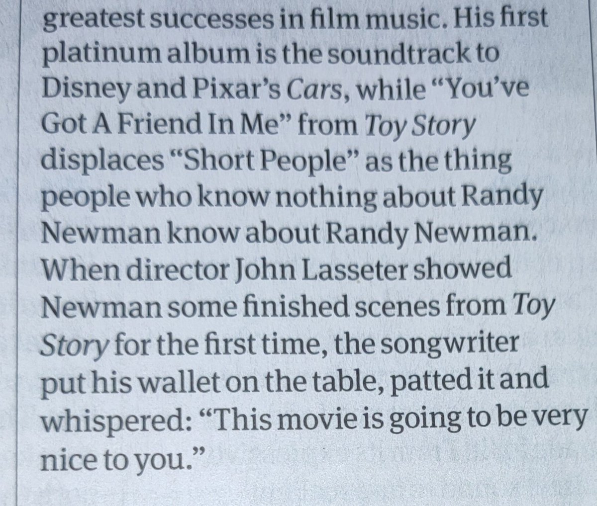 Randy Newman 🤣🤣